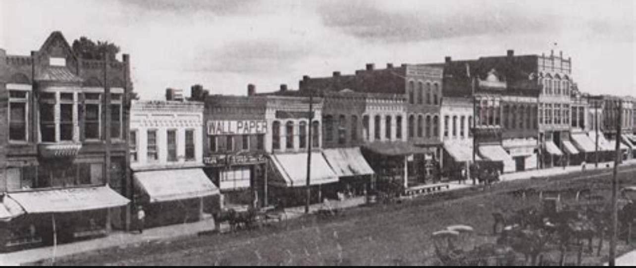 Historic photograph of downtown Clinton